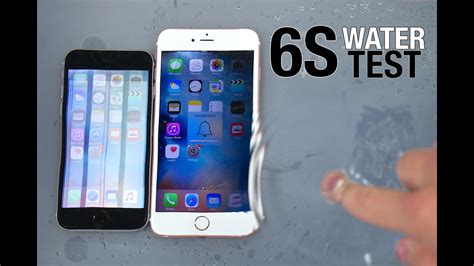 iphone 6s water drop test|iphone 6s not waterproof.